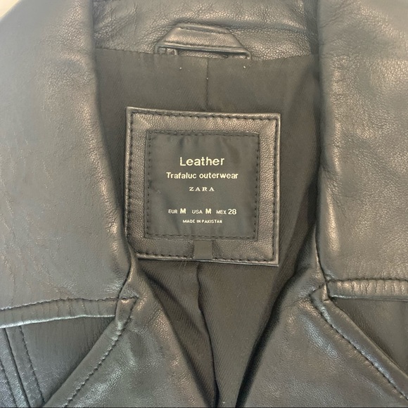 Zara Leather Jacket - Picture 7 of 10